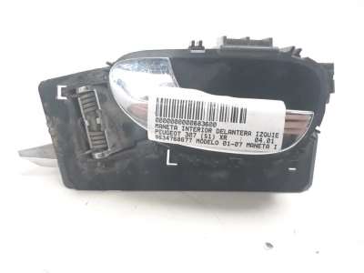 Recambio de maneta interior delantera izquierda para peugeot 307 (s1) 2001-2005 xr referencia OEM IAM 9634768677  
