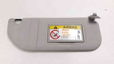 Recambio de parasol derecho para citroën c-elysée 2012- feel referencia OEM IAM 98104701BJ  