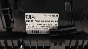 Recambio de mando climatizador para citroën c5 station wagon 2008-2018 millenium referencia OEM IAM 96715288ZD V63580030019 5HB0 2