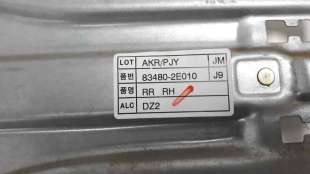 Recambio de elevalunas trasero derecho para hyundai tucson (jm) 2004-2010 2.0 crdi cat referencia OEM IAM 834802E010   2