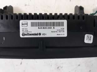 Recambio de mando climatizador para seat ibiza (6j5) 2008-2015 stylance / style referencia OEM IAM 6J0820043A A2C53357413  2