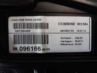 Recambio de cuadro instrumentos para citroën c-elysée 2012- exclusive referencia OEM IAM 9809616680  