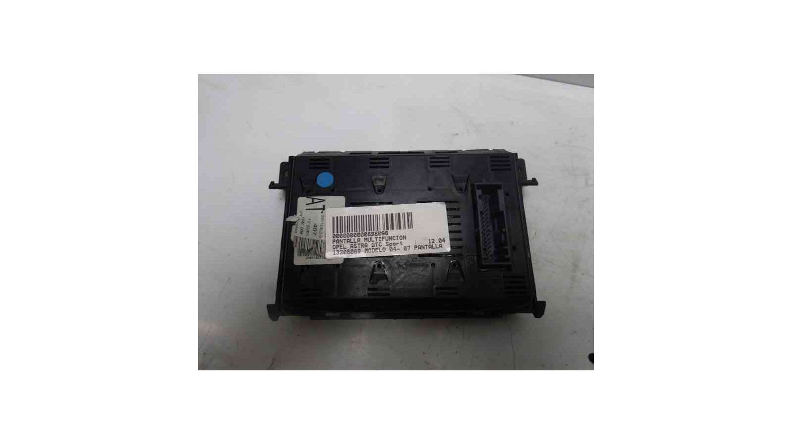 Recambio de pantalla multifuncion para opel astra gtc 2004-2008 sport referencia OEM IAM 13208089 281154326  Recambio de pantalla multifuncion para opel astra gtc 2004-2008 sport referencia OEM IAM 13208089 281154326