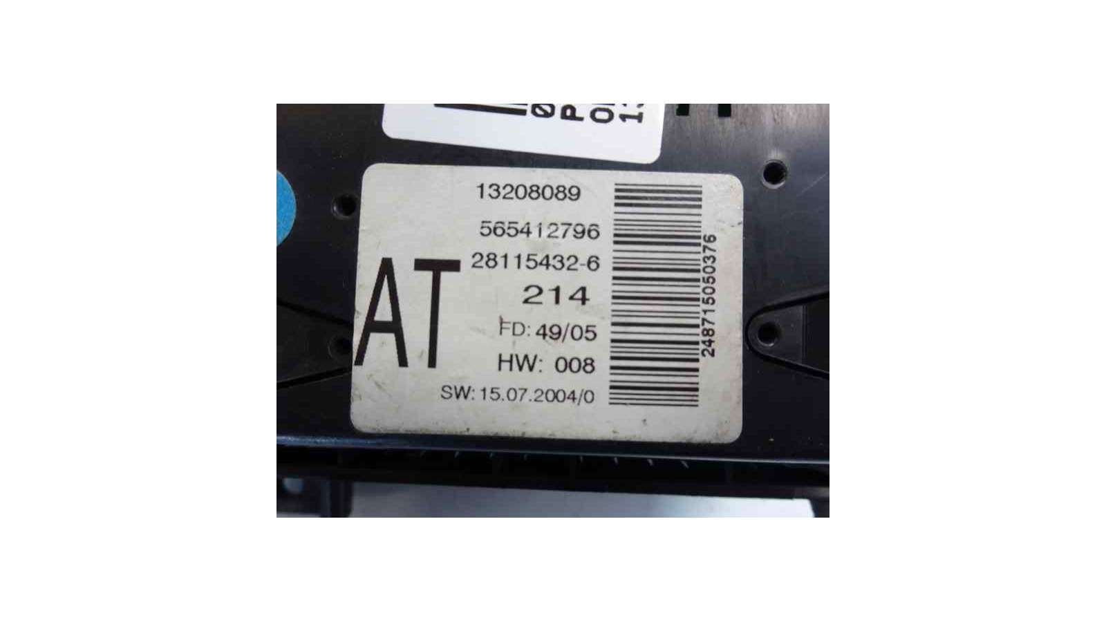 Recambio de pantalla multifuncion para opel astra gtc 2004-2008 sport referencia OEM IAM 13208089 281154326  Recambio de pantalla multifuncion para opel astra gtc 2004-2008 sport referencia OEM IAM 13208089 281154326