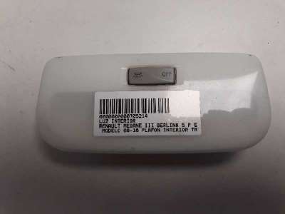 Recambio de luz interior para renault megane iii berlina 5 p 2008-2016 emotion referencia OEM IAM   