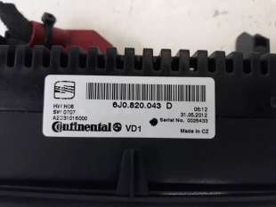 Recambio de mando climatizador para seat ibiza (6j5) 2008-2015 stylance / style referencia OEM IAM 6J0820043D   2