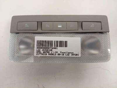 Recambio de luz interior para opel astra j lim. 2009-2015 excellence referencia OEM IAM 22774318  