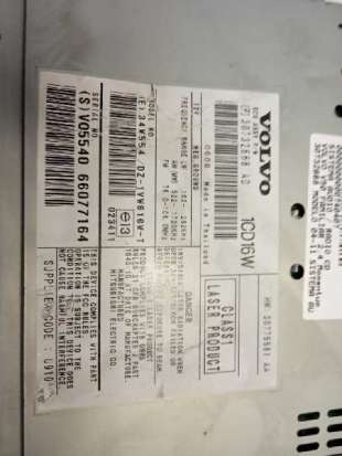 Recambio de sistema audio / radio cd para volvo v50 familiar 2004-2012 2.4 momentum referencia OEM IAM 30732668   2
