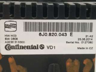Recambio de mando climatizador para seat ibiza st (6j8) 2010-2015 style referencia OEM IAM 6J0820043E  
