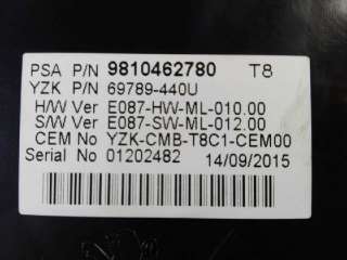 Recambio de cuadro instrumentos para peugeot 5008 2009-2017 active referencia OEM IAM 9810462780  