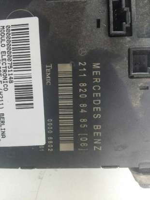 Recambio de modulo electronico para mercedes-benz clase e (w211) berlina 2002-2009 2.2 cdi cat referencia OEM IAM 2118208485   2