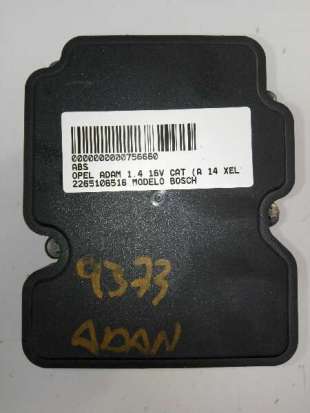 Recambio de abs para opel adam 2012- 1.4 16v cat (a 14 xel / ldd / l2z) referencia OEM IAM 2265106516 39002551 0265956292