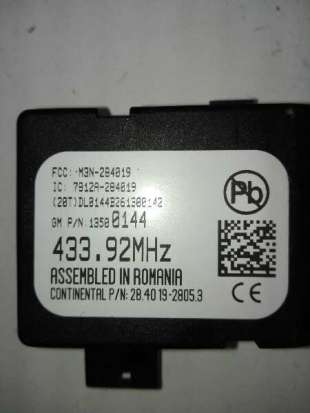 Recambio de modulo electronico para opel adam 2012- 1.4 16v cat (a 14 xel / ldd / l2z) referencia OEM IAM 13500144   2