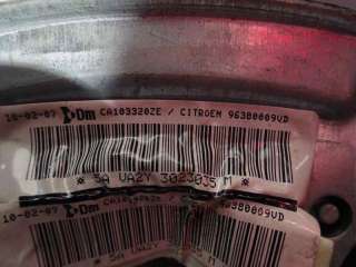 Recambio de airbag delantero izquierdo para citroën c2 2003-2010 referencia OEM IAM 96380009VD  