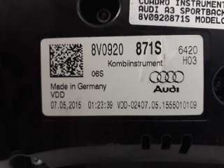 Recambio de cuadro instrumentos para audi a3 sportback (8va) 2012-2016 ambition referencia OEM IAM 8V0920871S A2C94972400 