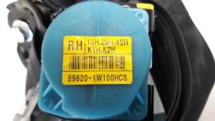 Recambio de cinturon seguridad trasero derecho para kia rio 2011-2016 1.2 cat referencia OEM IAM 898201W100   2