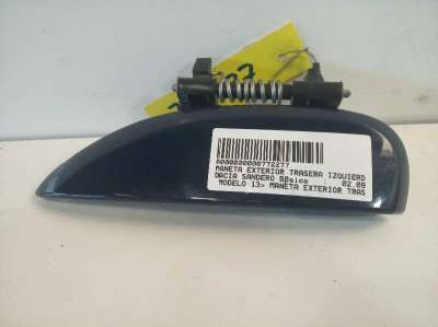 Recambio de maneta exterior trasera izquierda para dacia sandero 2008-2013 básico referencia OEM IAM  125035 