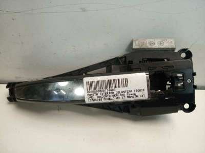Recambio de maneta exterior delantera izquierda para opel insignia berlina 2008-2017 cosmo referencia OEM IAM 13305780  