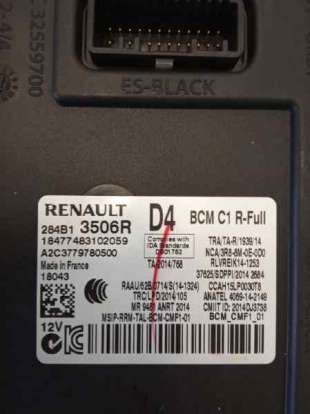 Recambio de caja reles / fusibles para renault megane iv grandtour 2016- zen referencia OEM IAM 284B13506R 284B13506R A2C3779780 2