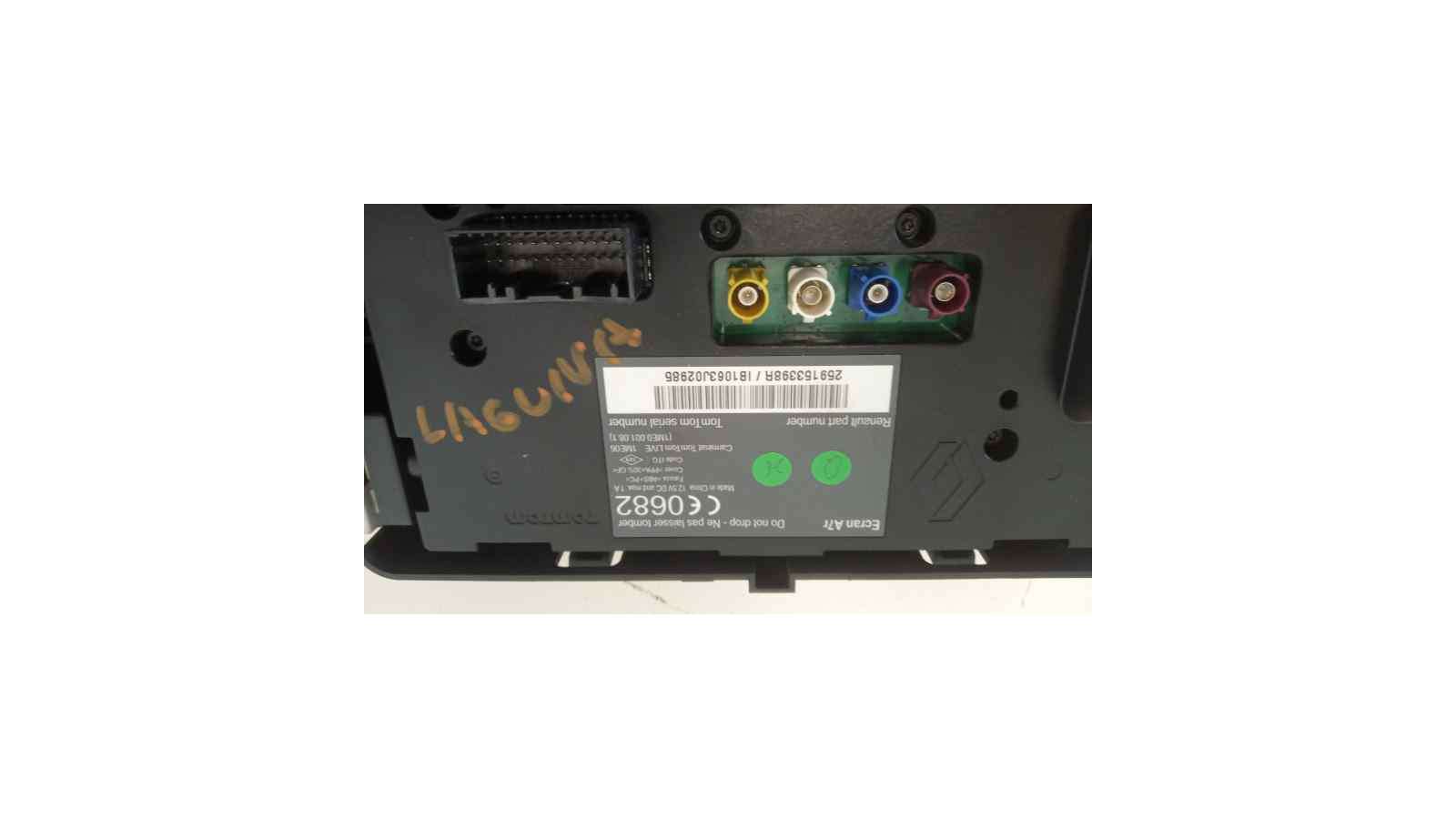 Recambio de sistema navegacion gps para renault laguna iii 2007-2016 authentique referencia OEM IAM 259153398R 281155676R 253B00 Recambio de sistema navegacion gps para renault laguna iii 2007-2016 authentique referencia OEM IAM 259153398R 281155676R 253B00