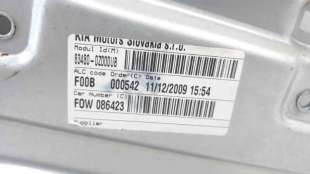 Recambio de elevalunas trasero derecho para kia sportage 2004-2008 concept referencia OEM IAM 834021F010   2