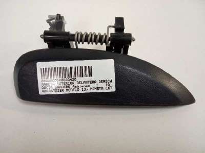 Recambio de maneta exterior delantera derecha para dacia sandero 2012- ambiance referencia OEM IAM 806067028R  