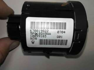 Recambio de mando luces para maserati ghibli 2013- diesel referencia OEM IAM 670019822 5P018DX9AA 10099183