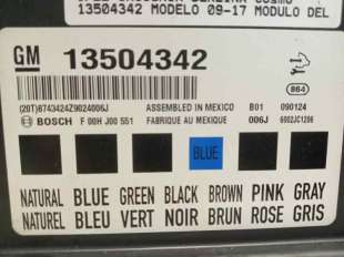 Recambio de modulo confort para opel insignia berlina 2008-2017 cosmo referencia OEM IAM 13504342 F00HJ00551  2