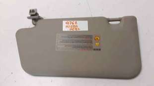 Recambio de parasol derecho para nissan micra (k12e) 2002-2011 1.2 cat referencia OEM IAM    2