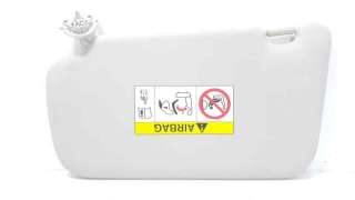 Recambio de parasol derecho para nissan pulsar (c13) 2014-2018 visia referencia OEM IAM 964004MA0D  