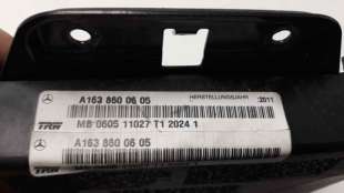 Recambio de airbag lateral izquierdo para mercedes-benz clase m (w163) 1997-2005 270 cdi (163.113) referencia OEM IAM 1638600605 2