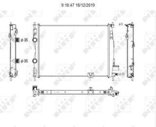 Recambio de radiador agua para nissan qashqai (j10) 2007-2014 acenta referencia OEM IAM 21410JD50C 53756 
