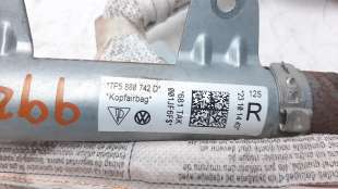 Recambio de airbag cortina delantero derecho para porsche cayenne (typ 92aa) 2009-2017 3.0 tdi cat referencia OEM IAM 7P5880742D 2