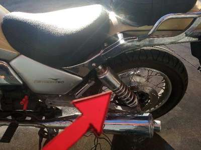 Recambio de amortiguador trasero izquierdo para guzzi nevada 2005-2007 nevada 750 referencia OEM IAM GU31550282  
