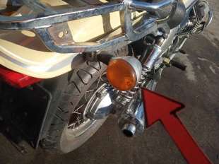 Recambio de piloto trasero derecho para guzzi nevada 2005-2007 nevada 750 referencia OEM IAM GU31751665  