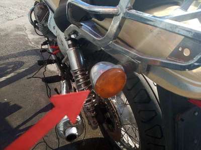 Recambio de piloto trasero izquierdo para guzzi nevada 2005-2007 nevada 750 referencia OEM IAM GU31751666  
