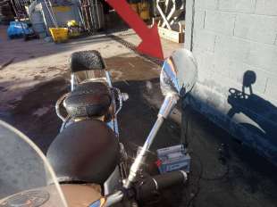 Recambio de retrovisor izquierdo para guzzi nevada 2005-2007 nevada 750 referencia OEM IAM GU03769400  