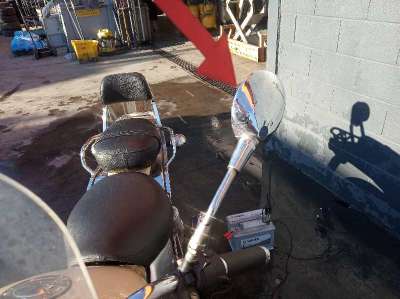 Recambio de retrovisor izquierdo para guzzi nevada 2005-2007 nevada 750 referencia OEM IAM GU03769400  