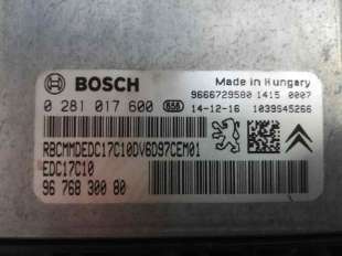 Recambio de centralita motor uce para citroën ds3 2009-2016 techno style referencia OEM IAM 9676830080 0281017600  2