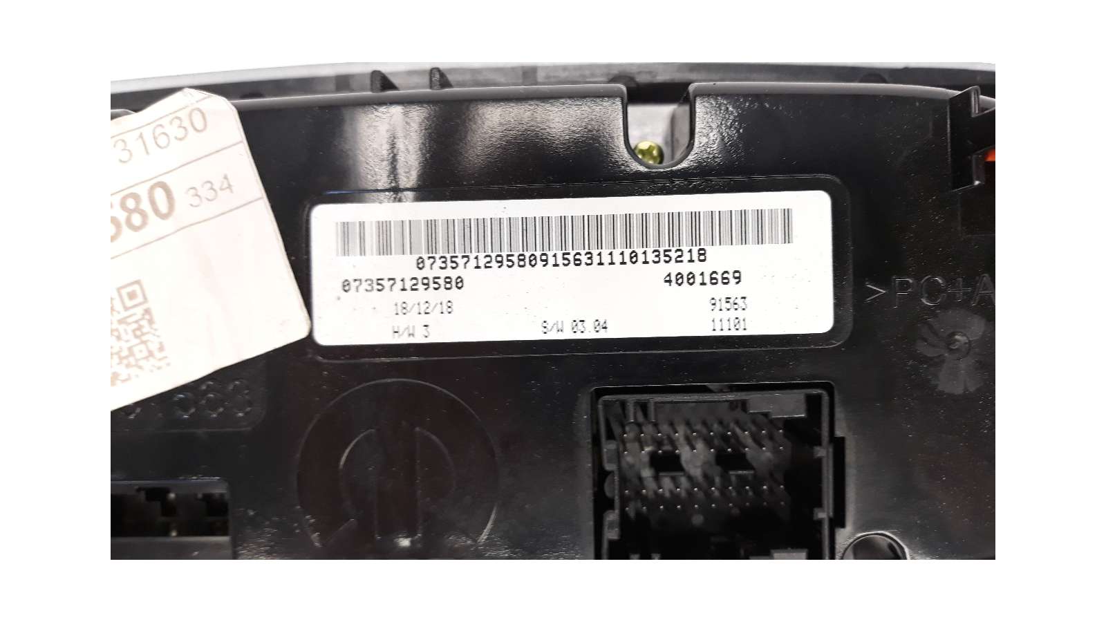 Recambio de mando climatizador para fiat 500 x (334) 2014- 1.6 jtdm 16v referencia OEM IAM 07357129580   Recambio de mando climatizador para fiat 500 x (334) 2014- 1.6 jtdm 16v referencia OEM IAM 07357129580