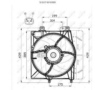 Recambio de electroventilador para peugeot 208 2012-2019 style referencia OEM IAM 1253H4 47495 