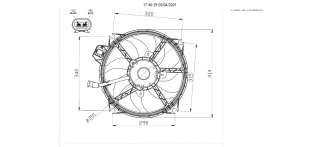 Recambio de electroventilador para renault scenic iii 2009-2016 1.5 dci diesel referencia OEM IAM 214812415R 47965 