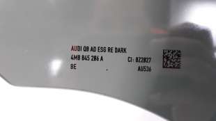 Recambio de luna trasera derecha para audi q8 (4mn) (07.2018) 2018- 50 tdi quattro referencia OEM IAM 4M8845206A   2