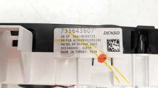 Recambio de mando calefaccion / aire acondicionado para fiat tipo ii (357) berlina 2016- 1.4 referencia OEM IAM 735643607   2