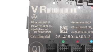 Recambio de modulo confort para mercedes-benz clase c (w204) lim. 2011-2014 2.1 cdi cat referencia OEM IAM A2129006418 A21290277 2