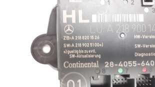 Recambio de modulo confort para mercedes-benz clase c (w204) lim. 2011-2014 2.1 cdi cat referencia OEM IAM A2189001401 A21882015 2