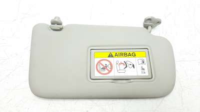 Recambio de parasol izquierdo para nissan pulsar (c13) 2014-2018 acenta referencia OEM IAM 964013ND0D  