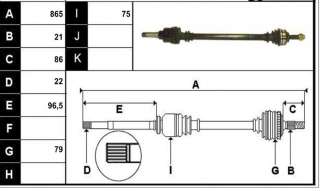Recambio de transmision delantera derecha para ds 3 2016- desire referencia OEM IAM 9801388680 P1499 T39132