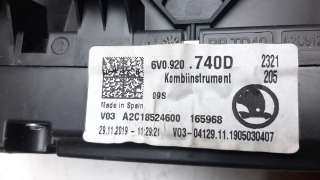 Recambio de cuadro instrumentos para skoda fabia 2014- 1.0 tsi referencia OEM IAM 6V0920740D A2C18524600 