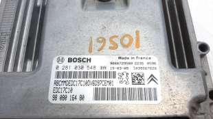 Recambio de centralita motor uce para citroën c4 cactus 2014- 1.6 e-hdi fap referencia OEM IAM 9666729580 0281030548 EDC17C10 2